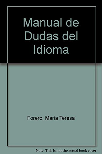 Stock image for Manual de Dudas del Idioma for sale by Hilando Libros