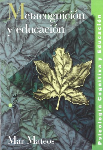 Stock image for Metacognicion y educacion for sale by Iridium_Books