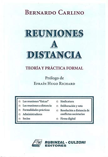 Beispielbild fr Reuniones A Distancia - Carlino, Bernardo P zum Verkauf von Libros del Mundo