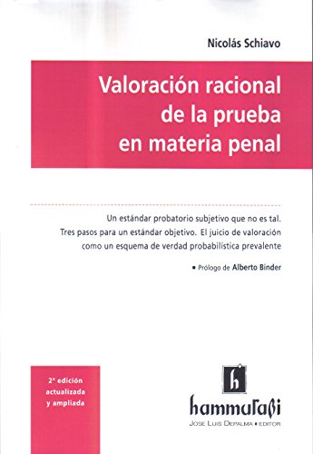 9789507417245: Valoracion Racional de la Prueba en Materia Penal