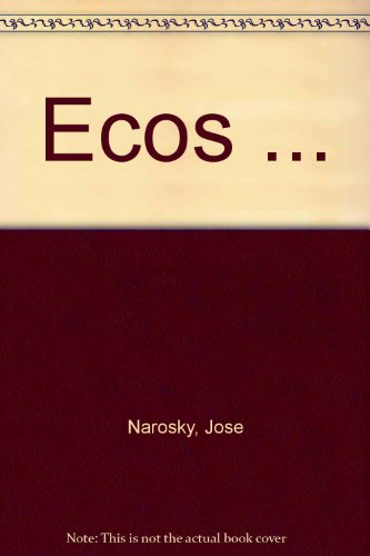 Ecos ... (Spanish Edition) (9789507427992) by Unknown