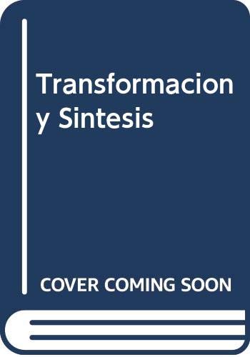 Stock image for TRANSFORMACION Y SINTESIS. REFLEXIONES SOBRE LA FILOSOFIA DE KARL-OTTO APEL for sale by CATRIEL LIBROS LATINOAMERICANOS