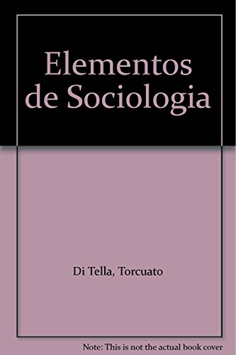 ELEMENTOS DE SOCIOLOGIA