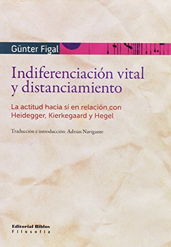 Beispielbild fr Indiferenciacin vital y distanciamiento zum Verkauf von AG Library