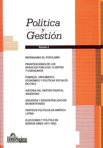 Politica y Gestion 4 (Spanish Edition) (9789508083647) by Marcelo Cavarozzi; Gerardo Aboy Carles