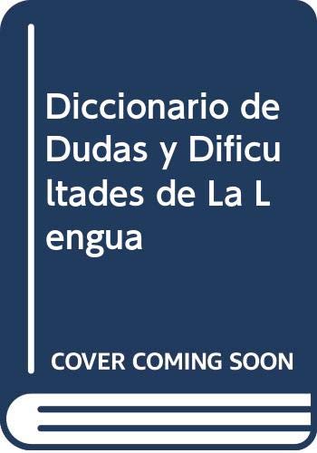 Stock image for Diccionario de Dudas y Dificultades de La Lengua for sale by medimops