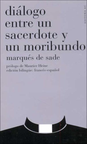 Imagen de archivo de Libro marques de sade dialogo entre sacerdote y un moribundo c a la venta por DMBeeBookstore