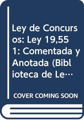 Beispielbild fr ley de concursos ley 19551 flaibani comentadora zum Verkauf von DMBeeBookstore