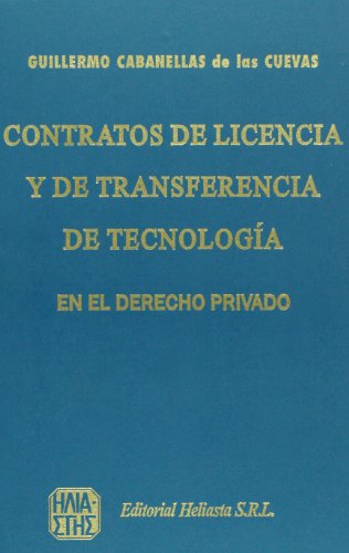Beispielbild fr Contratos De Licencia Y De Transferencias De Tecnolog a - Ca zum Verkauf von Juanpebooks