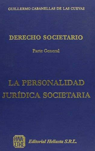 9789508850027: Personalidad Juridica Societa, L