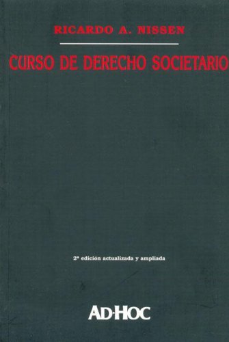 Beispielbild fr Curso de Derecho Societario (Spanish Edition) zum Verkauf von SoferBooks