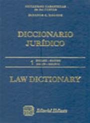 Beispielbild fr Diccionario Juridico - 2 Tomos English-Spanish Espanol-Ingles (Spanish Editio. zum Verkauf von Iridium_Books