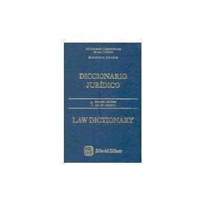 Stock image for Diccionario Juridico - 2 Tomos English-Spanish Espanol-Ingles (Spanish Editio. for sale by Iridium_Books