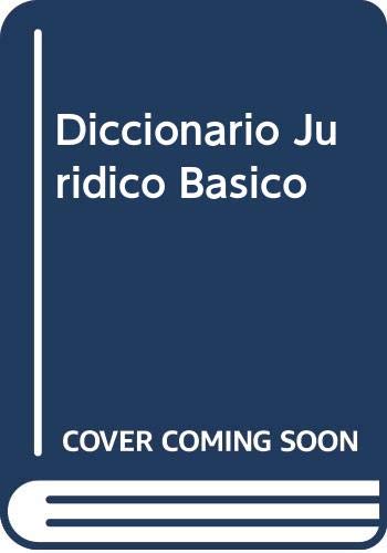 Stock image for DICCIONARIO JURIDICO BASICO for sale by CATRIEL LIBROS LATINOAMERICANOS