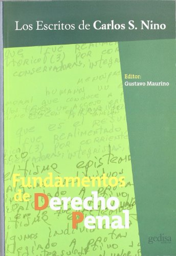 Beispielbild fr Fundamentos de derecho penal zum Verkauf von Reuseabook