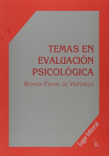 Imagen de archivo de TEMAS EN EVALUACION PSICOLOGICA a la venta por CATRIEL LIBROS LATINOAMERICANOS