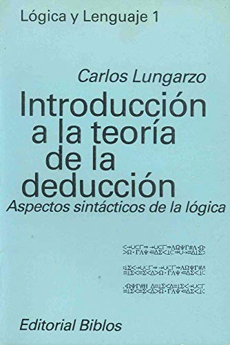 INTRODUCCION A LA TEORIA DE LA DEDUCCION