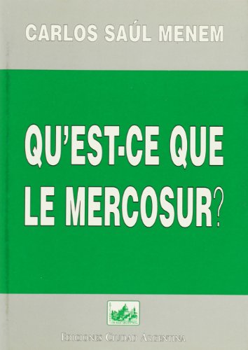 Stock image for QU'EST-CE QUE LE MERCOSUR? for sale by TERAN LIBROS