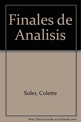 9789509515253: Finales de Analisis