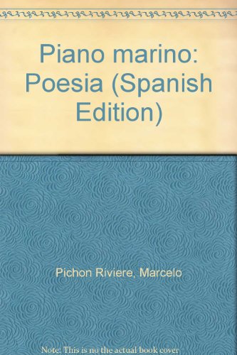 9789509586093: Piano marino: Poesía (Spanish Edition)