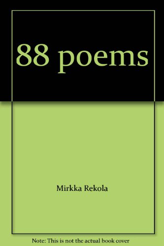 9789510247839: 88 poems