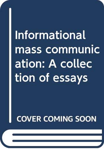 Informational mass communication: A collection of essays, (9789513027582) by [???]