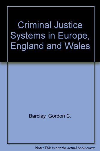 9789514742132: Criminal Justice Systems in Europe, England and Wales