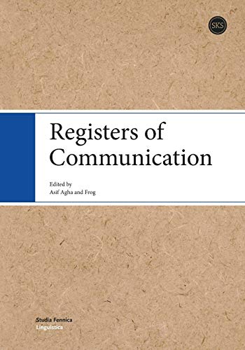 Beispielbild fr Registers of Communication zum Verkauf von medimops