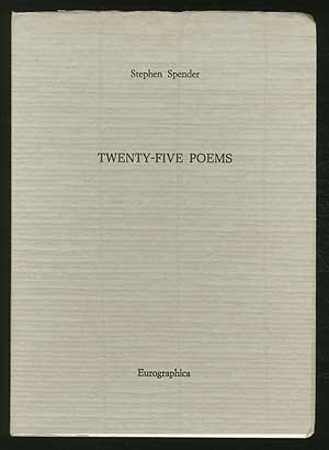 Imagen de archivo de Twenty-Five Poems a la venta por Thomas A. Goldwasser Rare Books (ABAA)