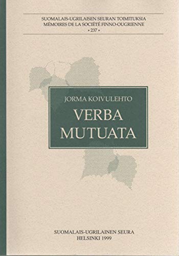 Verba mutuata. Quae vestigia antiquissimi cum Germanis aliisque Indo-Europaeis contactus in linguis Fennicis reliquerint. Edidit Klaas Ph. Ruppel. [Von Jorma Koivulehto]. Suomalais-Ugrilaisen Seuran Toimituksia, Mémoires de la Société Finno-Ougrienne, 237). - Koivulehto, Jorma und Klaas Ph. Ruppel (Ed.)