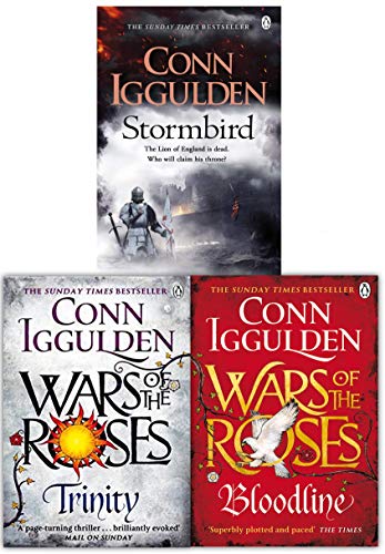 Imagen de archivo de Wars of the Roses Series Collection Conn Iggulden 3 Books Set (Stormbird, Trinity, Bloodline) Conn Iggulden a la venta por Lakeside Books