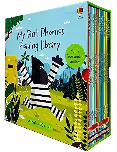 Beispielbild fr Usborne Phonics Readers 20 Books Collection Box Set zum Verkauf von Revaluation Books