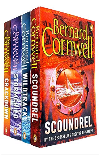 Stock image for Bernard Cornwell Collection 4 Books Set (Scoundrel, Wildtrack, Sea Lord, Crackdown) for sale by Revaluation Books