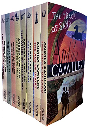 Stock image for Inspector Montalbano Mysteries Collection Series 2 By Andrea Camilleri 8 Books Set (Books 11-18) (The Wings of the Sphinx, The Track of Sand, The Potters Field, The Age of Doubt, The Dance Of The Seagull, The Treasure Hunt, Angelicas Smile, Game of Mirrors) for sale by Revaluation Books