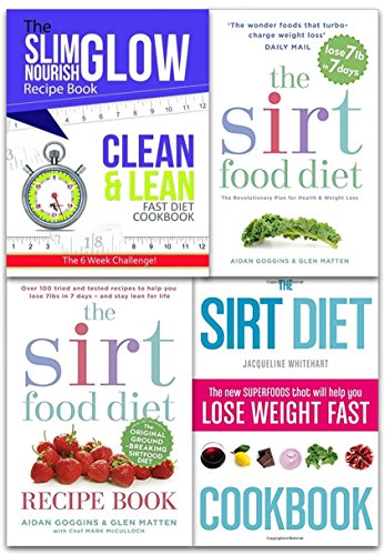 Stock image for Sirtfood Diet Collection 4 Books Set (The Sirt Food Diet, The Sirtfood Diet Recipe Book, The Sirt Diet Cookbook, Clean & Lean Fast Diet Cookbook) for sale by Revaluation Books