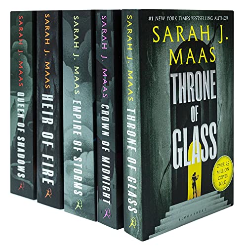 Imagen de archivo de Throne Of Glass Series Collection 5 Books Set By Sarah J. Maas (Throne of Glass, Crown of Midnight, Heir of Fire, Empire of Storms, Queen of Shadows) a la venta por Greenway