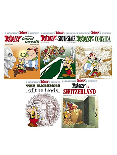 Imagen de archivo de Asterix the Gaul Series 4 Collection 5 Books Set (16-20) (Asterix in Switzerland, The Mansions of The Gods, Asterix and the Laurel Wreath, Asterix and the Soothsayer, Asterix in Corsica) a la venta por Revaluation Books