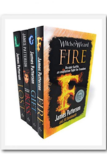 Stock image for James Patterson Witch Wizard Series Collection 4 Books Set (The Fire, The Kiss, The Lost, The Gift) for sale by Byrd Books