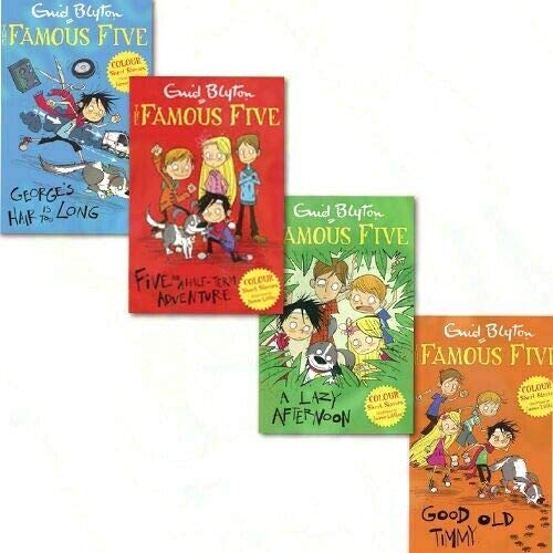 9789526535845: Enid Blyton Famous Five Colour Readers Collection 4 Books Set, (Good Old Timmy)