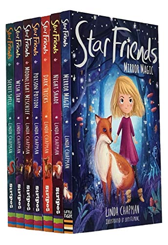 Stock image for Linda Chapman Star Friends Series 7 Books Collection Set (Mirror Magic, Wish Trap, Poison Potion, Secret Spell, Dark Tricks, Night Shade and More) (Children Books, Age 7 - 10, Early Reader) for sale by Revaluation Books