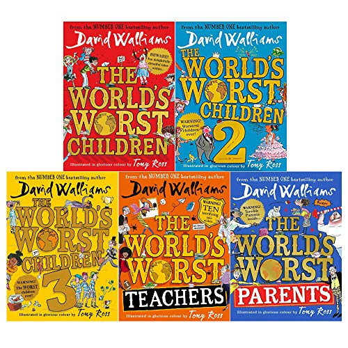 Stock image for David Walliams World's Worst Children 5 Books Collection Set for sale by GF Books, Inc.