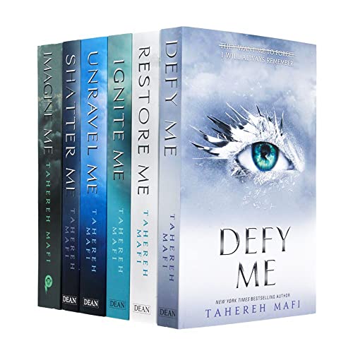Stock image for Shatter Me Series 6 Books Collection Set By Tahereh Mafi (Shatter Me, Restore Me, Ignite Me, Unravel Me, Defy Me, Imagine me) for sale by GF Books, Inc.