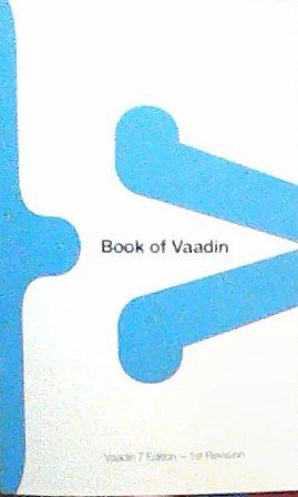 9789526800608: Book of Vaadin: 7th Edition, 1st Revision