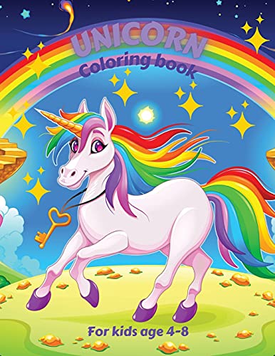 Stock image for UNICORN COLORING BOOK FOR KIDS 4-8: Unicorn Coloring Book For kids Ages 4-8 :Great Painting Fun On 47Pages For Little Artists. for sale by Revaluation Books