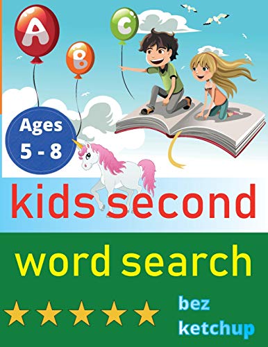 9789527278239: kids second word search: Easy Large Print Word Find Puzzles for Kids - Color in the words! (Kids Word Search)