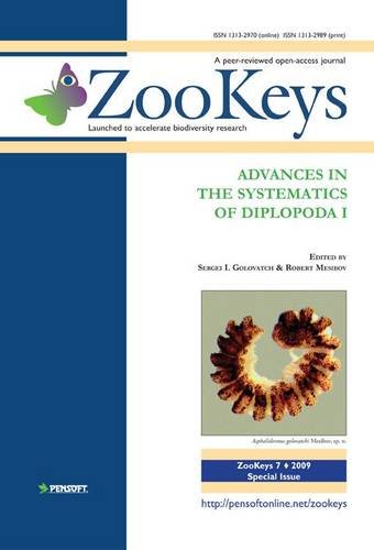 Beispielbild fr Advances in the Systematics of Diplopoda 1 (Zookeys) zum Verkauf von Irish Booksellers