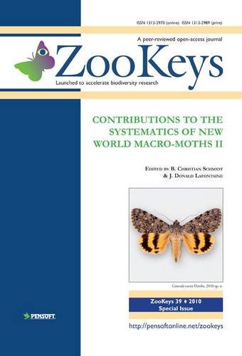 Stock image for Contributions to the Systematics of New World Macro-moths (Zookeys) for sale by Cronus Books