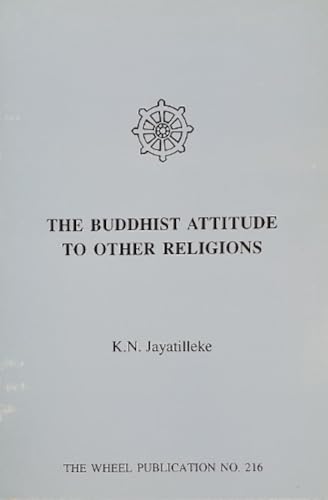 Beispielbild fr Buddhist Attitude to Other Religions zum Verkauf von PBShop.store US