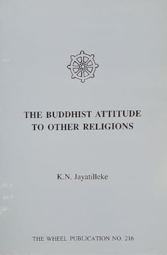 Stock image for Buddhist Attitude to Other Religions for sale by PBShop.store US