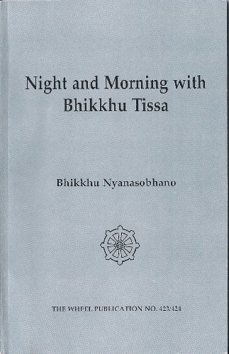 Beispielbild fr Night and Morning with Bhikkhu Tissa Two Dialogues on the Dhamma zum Verkauf von PBShop.store US